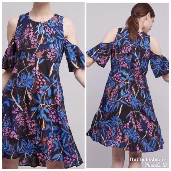 Anthropologie Dresses & Skirts - Anthropologie Elia Cold Shoulder Dress by Maeve